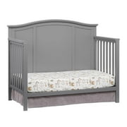 Oxford Baby Emerson 4-in-1 Convertible Crib, Dove Gray, GREENGUARD Gold Certified, Wooden Crib