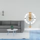 thumbnail image 2 of Figura De Caballero Vintage Con Grandes Números Romanos, Reloj De Pared, Decoración Silenciosa Para Colgar En La Entrada Del Hogar O La Oficina., 2 of 8