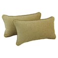 thumbnail image 1 of 20-inch by 12-inch Double-corded Patterned Jacquard Chenille Back Support PIllows with Inserts (Set of 2), 1 of 1