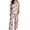 Z11-Pink, variant on Weebloom Womens Christmas Pajama Sets Xmas Satin Short Sleeve Button Down Top With Pants Soft Cozy Nights Relaxation Pj'S Homewear Pink M