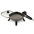 "Toastmaster 6"" Compact Electric Skillet with Small Lid for Cooking