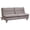 Brown, variant on Lexicon Mackay Upholstered Click Clack Convertible Sofa in Light Gray