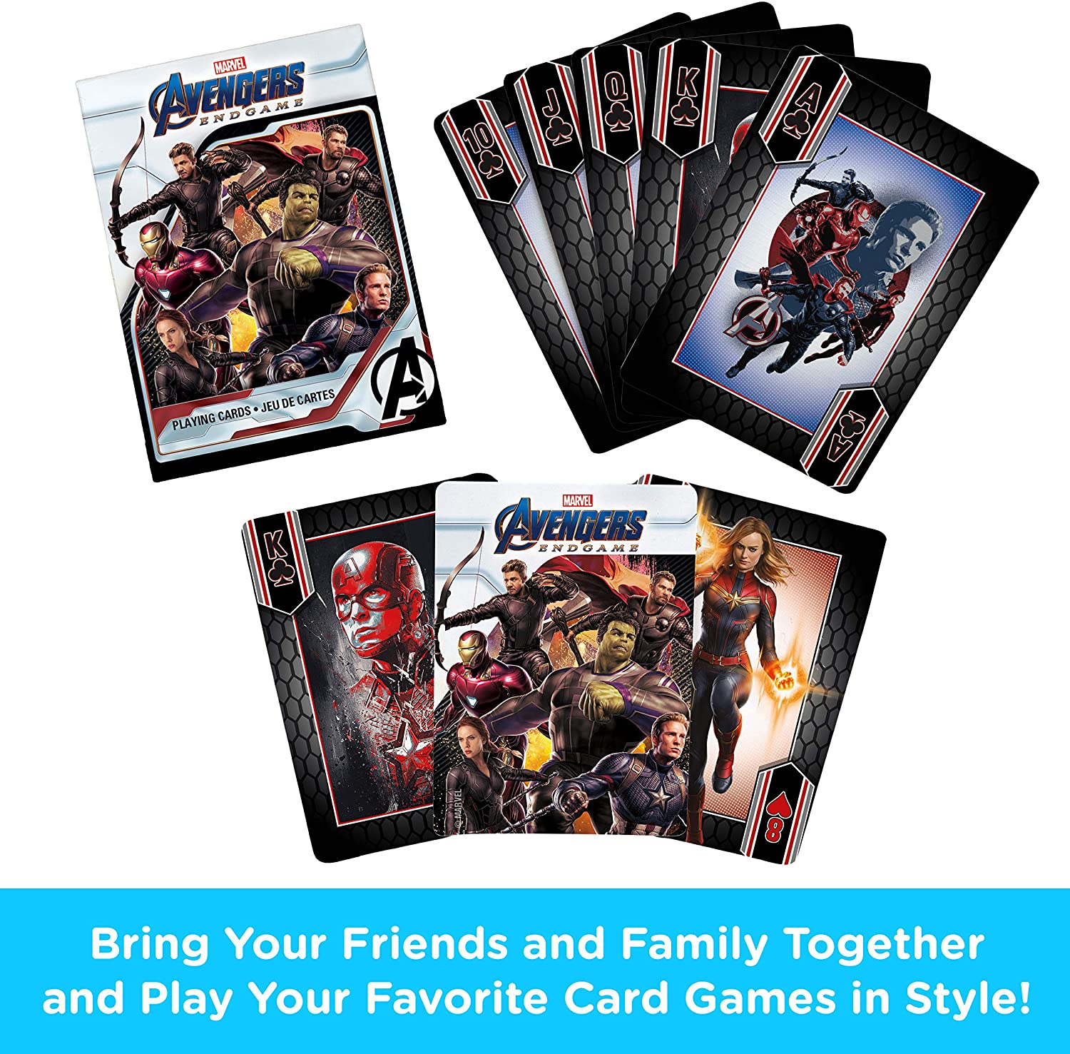 Aquarius Marvel Avengers End Game Movie Playing Cards 