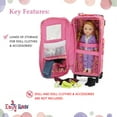 thumbnail image 5 of Emily Rose 14.5-Inch Doll Accessories Travel Carrier Backpack Case, 5 of 10