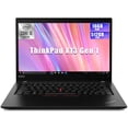 thumbnail image 1 of Lenovo ThinkPad X13 Gen 1 13.3 Pulgadas FHD computadora portátil, 10th Gen Quad-Core i5-10310U, 16GB DDR4 RAM, 512GB SSD, Windows 11 Pro (Reacondicionado), 1 of 5