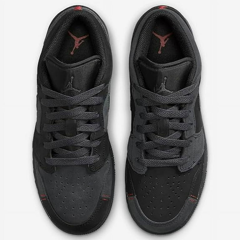 Big Kid's Jordan 1 Low SE Craft DK Smoke Grey/Black (FQ7757 Big Kid's Jordan 1 Low SE Craft DK Smoke Grey/Black (FQ7757