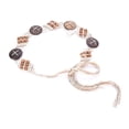 thumbnail image 6 of Wax Rope Hand Woven Women's Belt White One Size, 6 of 8
