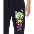 thumbnail image 4 of Invader ZIM Men's Gir Title Logo Sleep Lounge Pajama Pants For Adults, 4 of 5