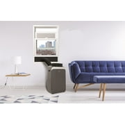 Midea 8,000 BTU Portable Air Conditioner, 3-In-1 Dehumidifier, Fan, Cool, Comfortsense Remote, Wi-Fi and Alexa, Gray
