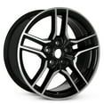 thumbnail image 2 of For 2018-2023 Ford Mustang 18 Inch Machined Face with Painted Inlay Black Rim - OE Direct Replacement - Road Ready Car Wheel, 2 of 9