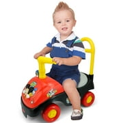 Kiddieland Disney Mickey Foldable Handle Unisex Push & Pedal Ride-Ons 4.9 lb