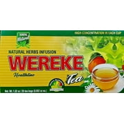 Wereke Te 25 Bags Tea 1.5 grs Each WEREKE TE 25 sobres de 1.5g c/u PLANTIMEX/PCGI/Beauty Experts