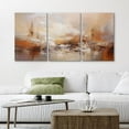 thumbnail image 2 of PixonSign Canvas Print Wall Art Set Vibrant Red & Orange Paint Stroke Landscape Abstract Shapes Illustrations Modern Art Geometric Mid-Century Modern Cozy for Bedroom - 24"x36"x3, 2 of 5