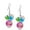 Multi-color, variant on Handmade Rainbow Bubbles Mermaid Glass Boho Chic Dangle Earrings