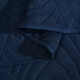 thumbnail image 6 of THD Winston - 3 Piece Full Queen Size Quilt Set, Lightweight Queen Bedspread Coverlet Set (Full/Queen, Navy Blue), 6 of 6