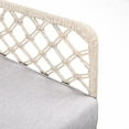 thumbnail image 3 of Marco Indoor Outdoor Steel Lounge Chair with Natural Springs Rope and Gray Cushion, 3 of 5