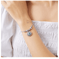 thumbnail image 3 of Pulsera De Ojo Turco De Plata Acero Inoxidable Para Mujer, 3 of 4