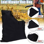 Universal Leaf Blower Vacuum Bag Garden Lawn Yard Shredder Replacement Leaf Bag, Black