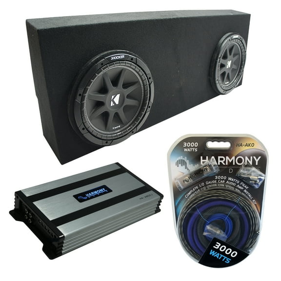 07-13 Toyota Tundra Crew Max Kicker Comp C12 Dual 12" Custom Sub Box HA-A800.1