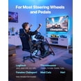 thumbnail image 2 of VEVOR Support de Volant de Course Réglable et Pliable pour Logitech G923 G920 G29 G27 Compact, 2 of 9