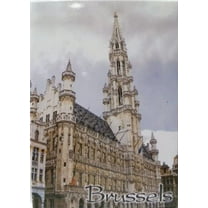 Brussels Belgium Fridge Collector's Souvenir Magnet 2.5 inches X 3.5 inches