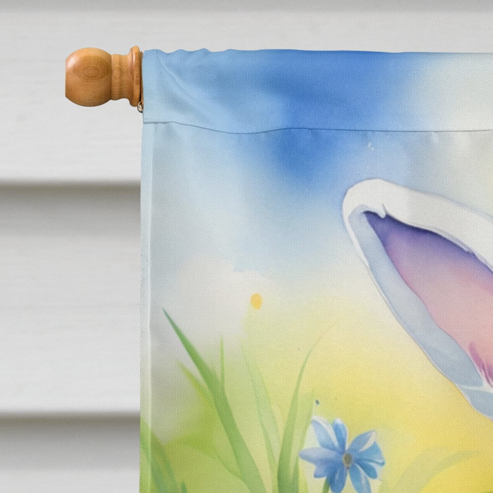 Golden Retriever Easter Egg Hunt House Flag 28 in x 40 in