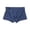E150-Dark Blue, variant on hengsof Teen Boys Solid Color Boxer Briefs for 7-14 Years Cotton Breathable Underwear Multipack Comfortable Student Essential Wear