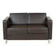 thumbnail image 4 of OSP Home Furnishings Pacific LoveSeat In Espresso Faux Leather, 4 of 5