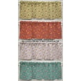thumbnail image 2 of Spring Flowers Curtain Panels by Penny's Needful Things (Set of 2) 84 Inch Long LINED (Teal), 2 of 2