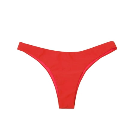 Ocean Blues Women s Cheeky Brazilian Cut Bikini Bottom Seamless Low Rise Bathing Suit Swim Bottom