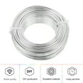 thumbnail image 3 of YSNOOWE Craft Projects Aluminum Wire Silver 1 Roll Round Shape, 3 of 8