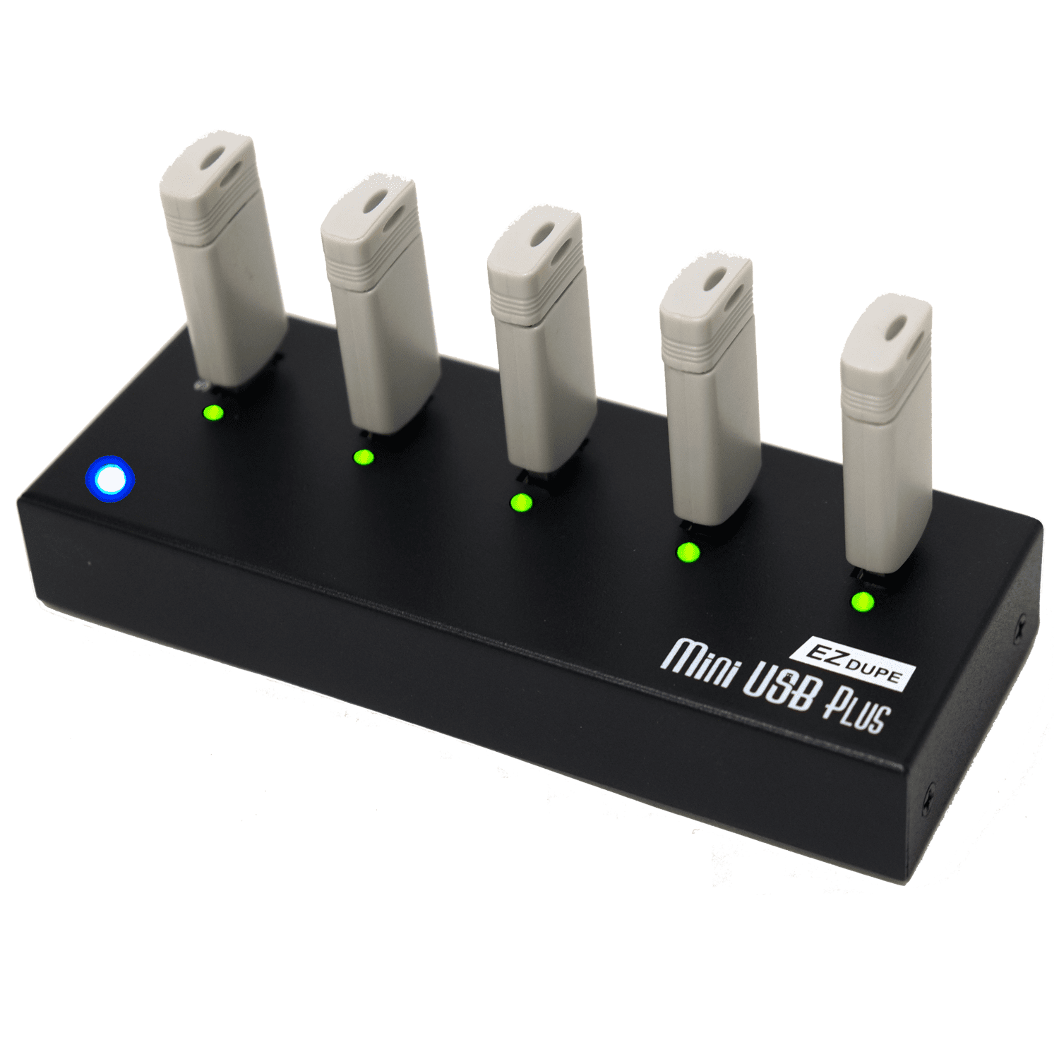 1 to 4 USB Duplicator Multiple Flash Memory Pen Drives Compact Copier (Mini USB Plus