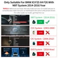 thumbnail image 2 of Road Top 12.3 Inch Touch Screen Wireless CarPlay for BMW X3 X4 F25 F26 2011-2014 with CIC System Car Stereo Multimedia Radio Receiver, Support Wireless Android Auto, Mirrorlink, 2 of 8