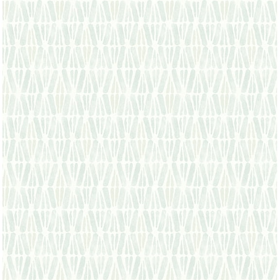 Chesapeake Nabi Aqua Geometric Wallpaper