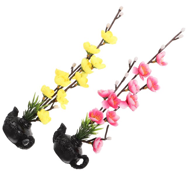 TABLETREANDS 2Ud Floral Para Decorar Platos Fríos Sushi Y Base Estable