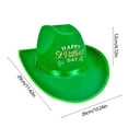 thumbnail image 3 of Gqtwoy St Patrick's Day Green Velvet Hat, Party Accessories, Leprechaun Costume, Green Christmas Tree Topper, Perfect for Celebrations, Eye-Catching Design, 3 of 7