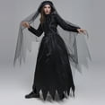 thumbnail image 4 of Renaissance Dress Women Halloween Costumes for Women Vampire Night Wandering Female Ghost Witch Nightclub Dresses Gothic Cosplay Dress, 4 of 4