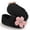 Black, variant on SDJMa Toddler Kid Baby Girls Princess Cute Toddler Flowers Soft Sole Solid Color Shoes