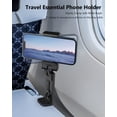 thumbnail image 3 of Soporte para teléfono MiiKare Airplane Travel con rotación de 360° negro, 3 of 7