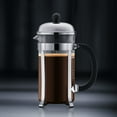 thumbnail image 5 of Bodum CHAMBORD French Press Coffee Maker, Glass, 1L, 34 oz, 8 Cup, Chrome, 5 of 6