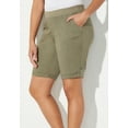 thumbnail image 3 of Catherines Women's Plus Size Stretch Knit Waist Cargo Short, 3 of 3