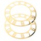 thumbnail image 3 of 2 relojes de espejo acrílico: esfera redonda moderna de 9,82" con números árabes para manualidades de resina - Accesorios de resina, 3 of 5