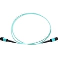 thumbnail image 4 of Axiom - Network cable - MTP/MPO multi-mode (F) to MTP/MPO multi-mode (F) - 1 m - fiber optic - 50 / 125 micron - OM4 - riser - aqua, 4 of 12