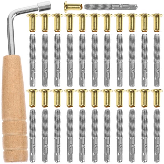 KALLORY Lyre Harp Tuning Tool for Musicians 1 Set Assorted Color