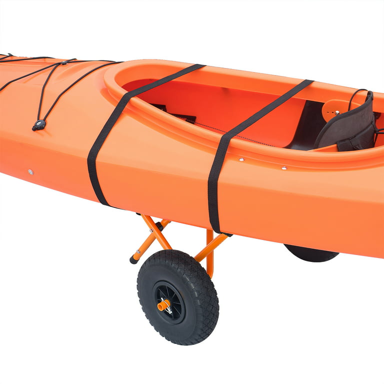 Rad Sportz Foldable Kayak Cart with Airless Tires and 150lb Capacity 