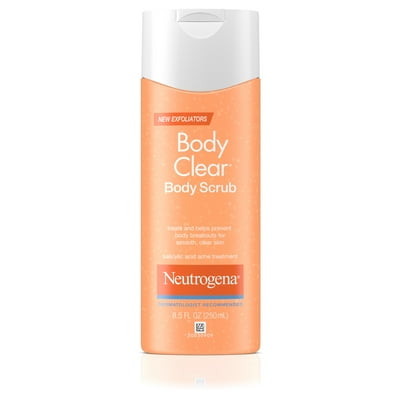 Neutrogena Body Clear Acne Body Scrub with Salicylic Acid, 8.5 fl. oz