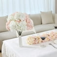 thumbnail image 4 of 10 Pcs Blue Hydrangea Silk Fake Flowers, Full Artificial Flowers Heads with Stems for DIY Home Wedding Bridal Shower Baby Shower Shop Party Decor, 4 of 7