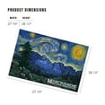 thumbnail image 3 of Lantern Press 1000 Piece Jigsaw Puzzle, Mount Rushmore National Memorial, South Dakota, Starry Night, 3 of 5