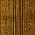 thumbnail image 1 of Ahgly Company Indoor Square Abstract Yellow Modern Area Rugs, 6' Square, 1 of 4