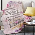 thumbnail image 2 of Retirement Gifts for Men 2024, Retirement Blanket, Retirement Gift, Best Men Retirement Gifts Ideas, Funny Retired Gifts for Dad, Doctors, Farewell Gifts for Coworker Throw Blanket 60"x 50", 2 of 5